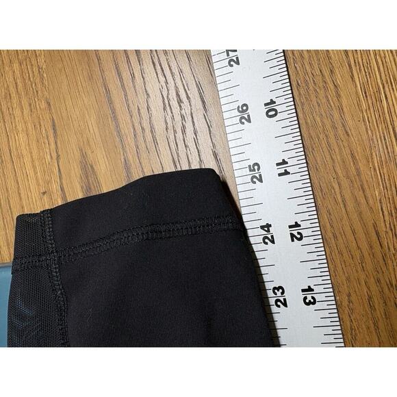 Lululemon Inspire Leggings Womens Size 6 Black Mesh Leg Yoga Athletic Leisure - Picture 12 of 15